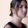 Marisol Stud Earrings | Recycled Sterling Silver labradorite gemstone - Tavy Tavy