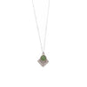 Marisol pendant Necklace | Sterling Silver green gemstone- Tavy Tavy