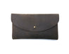 Leather Envelope Clutch