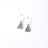 Triangle Star Burst Earrings  | Sterling Silver