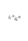 Equilateral Stud Earrings | Sterling Silver