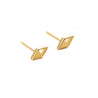 Tavia Stud Earrings | Gold
