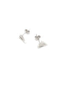 Cavo Triangle Stud Earrings  | Sterling Silver