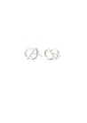 Cavo Crescent Stud Earrings | Sterling Silver