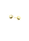 Díra with Black Stud Earrings | Gold