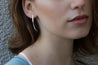 Curved Line Earrings  | Sterling Silver