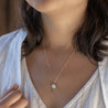 Marisol Pendant Necklace in Rainbow Moonstone Marisol Pendant Necklace in Rainbow Moonstone | Bronze - Tavy Tavy