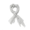Light soft grey gray Scarves 100% Cashmere sustainable naturally dyed Scarf - Tavy Tavy hand dyed California