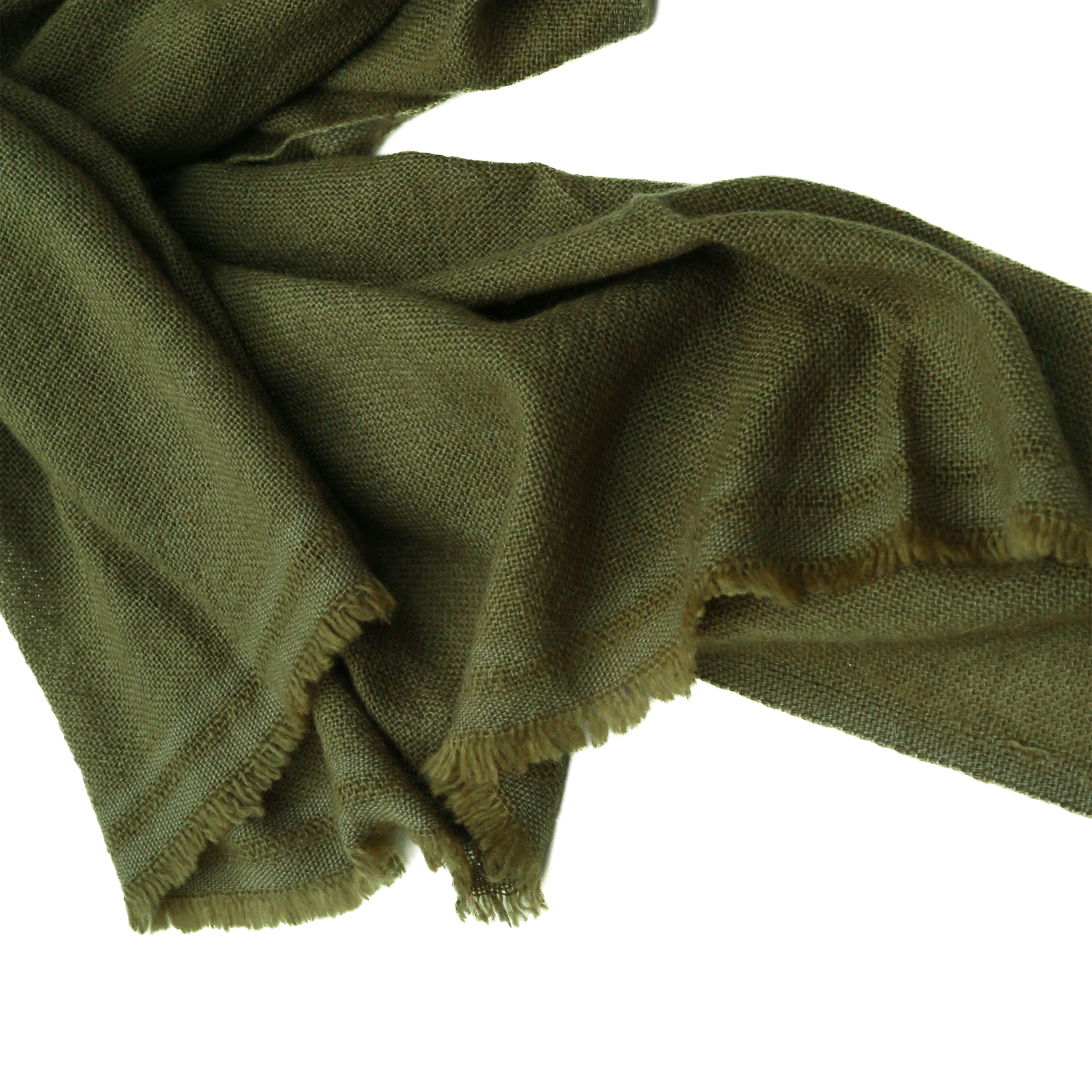 Olive green online cashmere scarf
