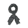 Steely Grey Cashmere Travel Scarf on white background